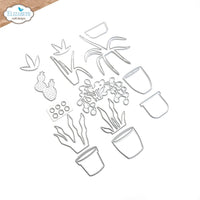 Succulents & Pots - Elizabeth Craft Metal Die