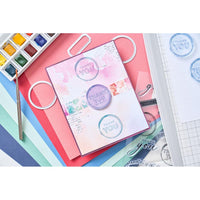 Thankful Sentiments - Sizzix Clear Stamps With Framelits Die By 49 And Market