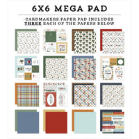 That's My Boy - Carta Bella Double-Sided Cardmakers Mega Paper Pad 6"X6"