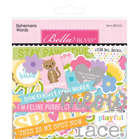 Words, Meow - Bella Blvd Cardstock Ephemera