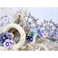 Mermaid Dreams, A Mermaid's Tale - Prima Marketing Flowers 12/Pkg