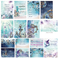 A Mermaid's Tale, 15 Designs/ 3 Each - Prima Marketing Journaling Cards 3"X4" 45/Pkg