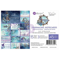 A Mermaid's Tale, 15 Designs/ 3 Each - Prima Marketing Journaling Cards 3"X4" 45/Pkg