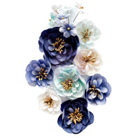 Water Florals, A Mermaid's Tale - Prima Marketing Flowers 9/Pkg