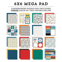 Vroom! - Echo Park Double-Sided Cardmakers Mega Paper Pad 6"X6"