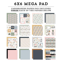 Coffee Shop - Carta Bella Double-Sided Cardmakers Mega Paper Pad 6"X6"