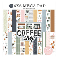 Coffee Shop - Carta Bella Double-Sided Cardmakers Mega Paper Pad 6"X6"