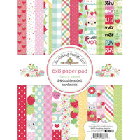 Berry Sweet - Doodlebug Double-Sided Paper Pad 6"X8"