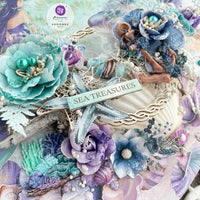 Mermaid Dreams, A Mermaid's Tale - Prima Marketing Flowers 12/Pkg
