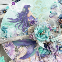 2 Meters, 15 Designs - Prima Marketing A Mermaid's Tale Sticker Roll
