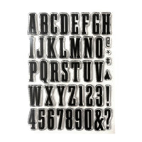 Bold Alphabet - Elizabeth Craft Clear Stamps