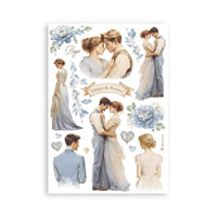 Timeless - Stamperia A5 Washi Pad 8/Pkg