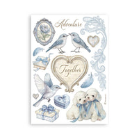 Timeless - Stamperia A5 Washi Pad 8/Pkg