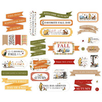 Titles & Phrases, Winnie The Pooh Autumn - Echo Park Ephemera