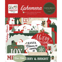 Icons, Christmas Village - Carta Bella Cardstock Ephemera