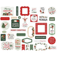 Icons, Christmas Village - Carta Bella Cardstock Ephemera