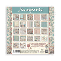 Venice City of Art - Stamperia Single-Sided Paper Pad 8"X8" 22/Pkg