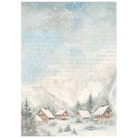 The Owl's House - Stamperia Rice Paper Backgrounds A6 8/Pkg