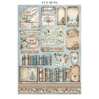 The Owl's House - Stamperia Junk Journal Stickers, Cut-outs And Backgrounds