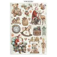 The Owl's House - Stamperia Junk Journal Stickers, Cut-outs And Backgrounds