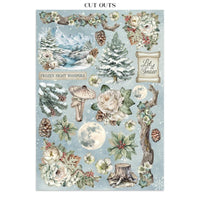 The Owl's House - Stamperia Junk Journal Stickers, Cut-outs And Backgrounds