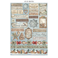 The Owl's House - Stamperia Junk Journal Stickers, Cut-outs And Backgrounds