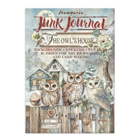 The Owl's House - Stamperia Junk Journal Stickers, Cut-outs And Backgrounds