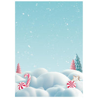 Candy Christmas - Stamperia Rice Paper Backgrounds A6 8/Pkg