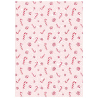 Candy Christmas - Stamperia Rice Paper Backgrounds A6 8/Pkg