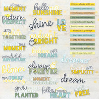Botanical Buzz - 49 And Market Chipboard Set
