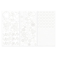 Irresistible Times, Echoes Of Time - 49 And Market Rub-On Transfer Set 6"X12"