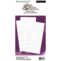 Irresistible Times, Echoes Of Time - 49 And Market Rub-On Transfer Set 6"X12"