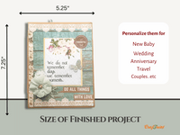CrafTreat Accordion Hinge Book 1 - White