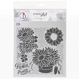Sunflower Scent - Texture Stencil