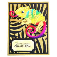 Spy The Chameleon - Elizabeth Craft Metal Die