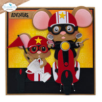 Scooter with Sidecar - Elizabeth Craft Metal Dies