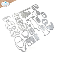 Scooter with Sidecar - Elizabeth Craft Metal Dies