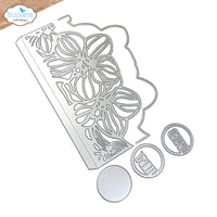 Borderpage with Flowers - Elizabeth Craft Die Set