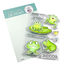 Frogs 4x6 Clear Stamp Set