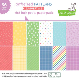 Pint-sized Patterns Summertime - 6x6 Paper Pad
