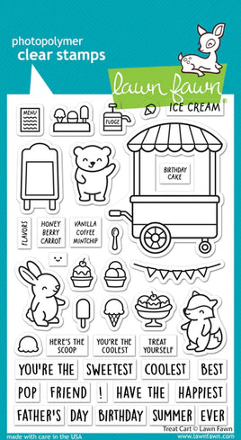 Treat Cart - Lawn Fawn Stamp
