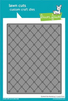Quilted Star Backdrop - Lawn Fawn Die