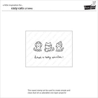Cozy Cats - Lawn Fawn Stamps