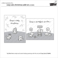 Cozy Cats Christmas - Lawn Fawn Add-On Stamps