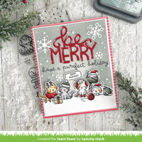 Cozy Cats Christmas - Lawn Fawn Add-On Stamps