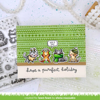 Cozy Cats Christmas - Lawn Fawn Add-On Stamps