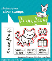 Cozy Cats Christmas - Lawn Cuts Custom Craft Add-On Dies