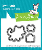 Cozy Cats Christmas - Lawn Cuts Custom Craft Add-On Dies