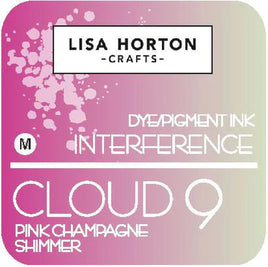 Pink Champagne Shimmer - Lisa Horton Crafts Interference Ink