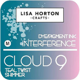 Teal Twist Shimmer - Lisa Horton Crafts Interference Ink
